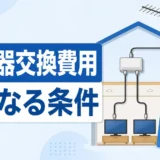 分配器交換費用が高くなる条件を示す図解
