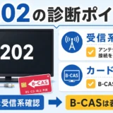 E202とB-CASの違いを確認する図解サムネイル