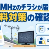 700MHzのチラシが届いたときに対象と訪問者を確認する判断カード